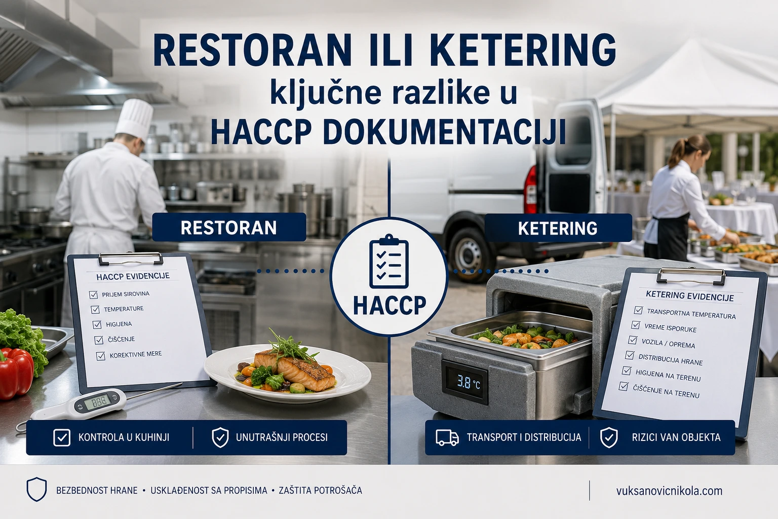 2.1.Restorana VS Ketering – kljucne razlike u HACCP dokumentaciji