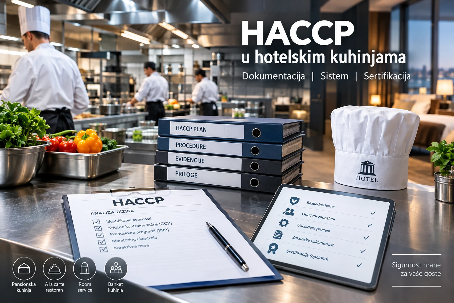 Naslovna 32 2.5.HACCP dokumentacija za kuhinju hotela – kompletan vodic za implementaciju sistema i sertifikaciju
